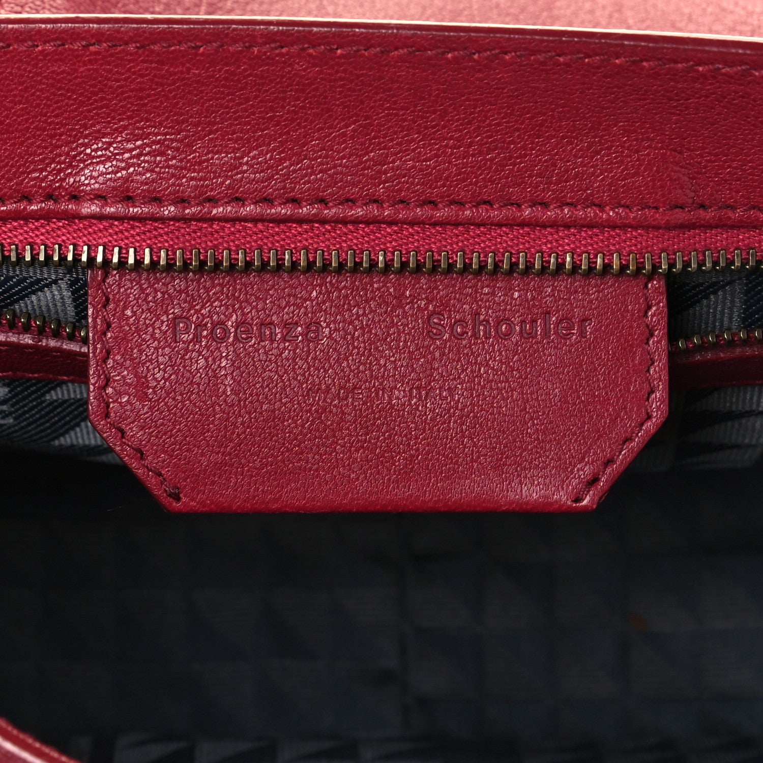 Proenza Schouler Lambskin Tiny PS1 Satchel Chianti 7 of 15