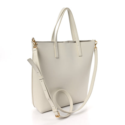 Saint Laurent Calfskin Toy Shopping Tote Crema Soft 3 of 11