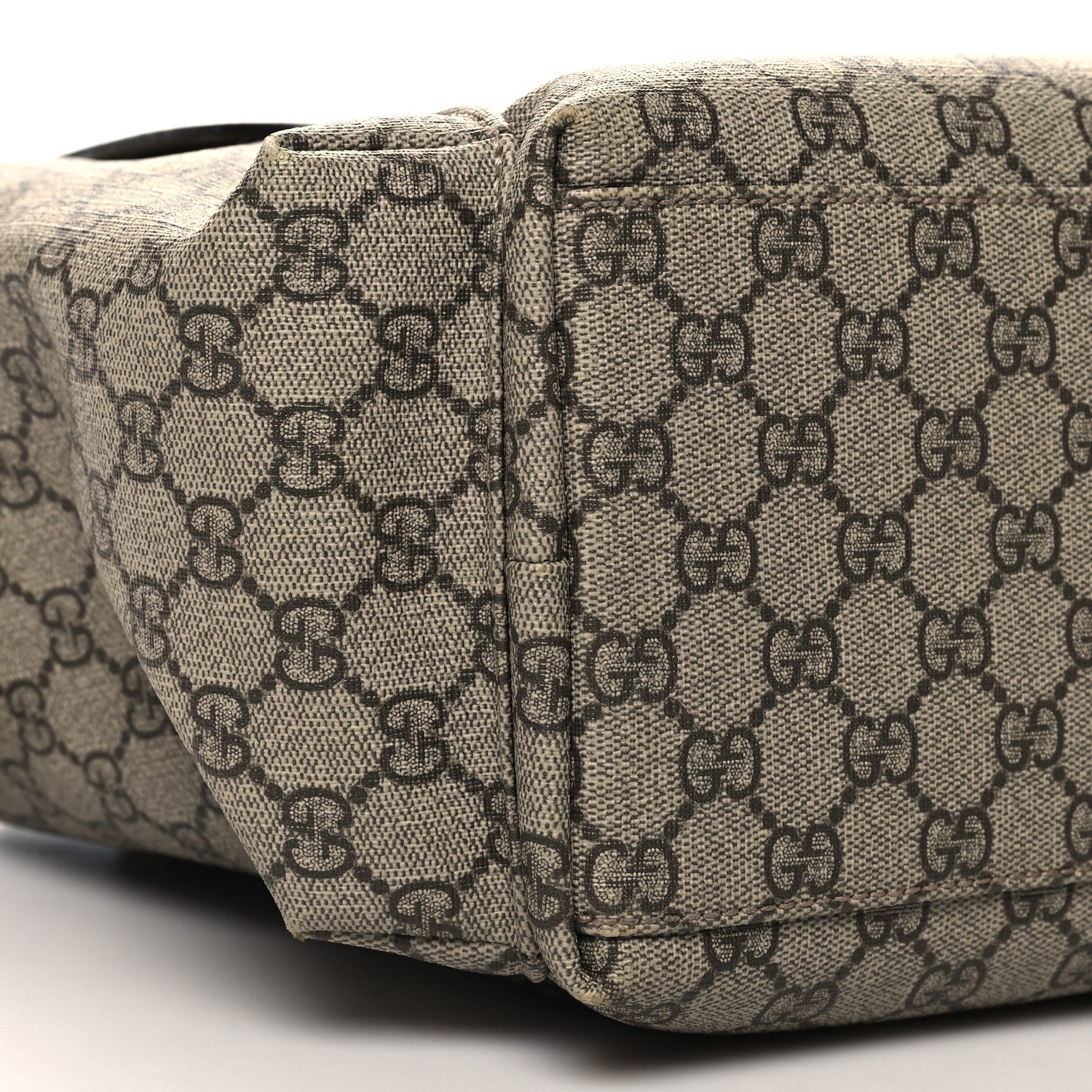 Gucci GG Plus Monogram Messenger Diaper Bag Dark Brown 10 of 13