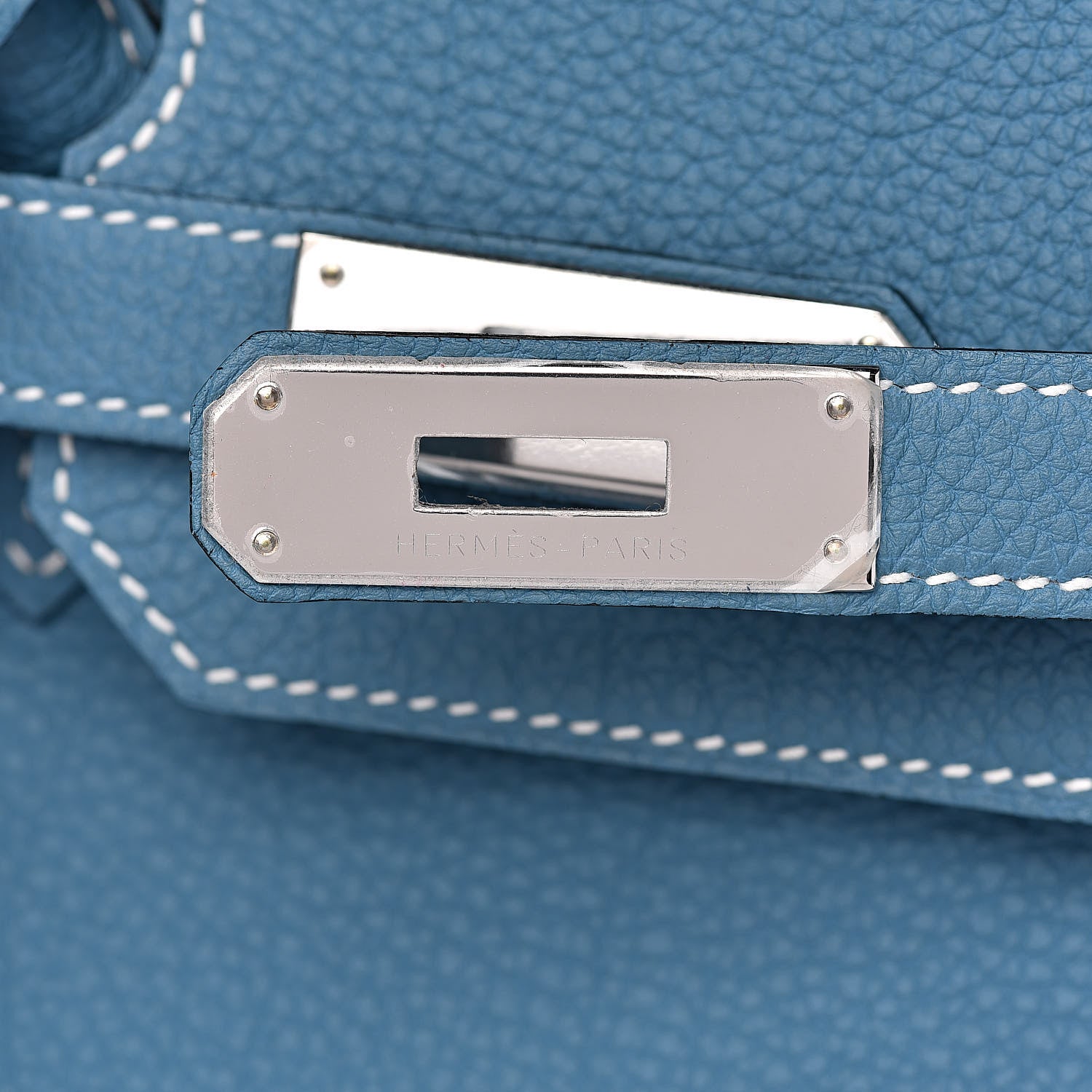 Hermes Togo Birkin 35 Blue Jean 9 of 28