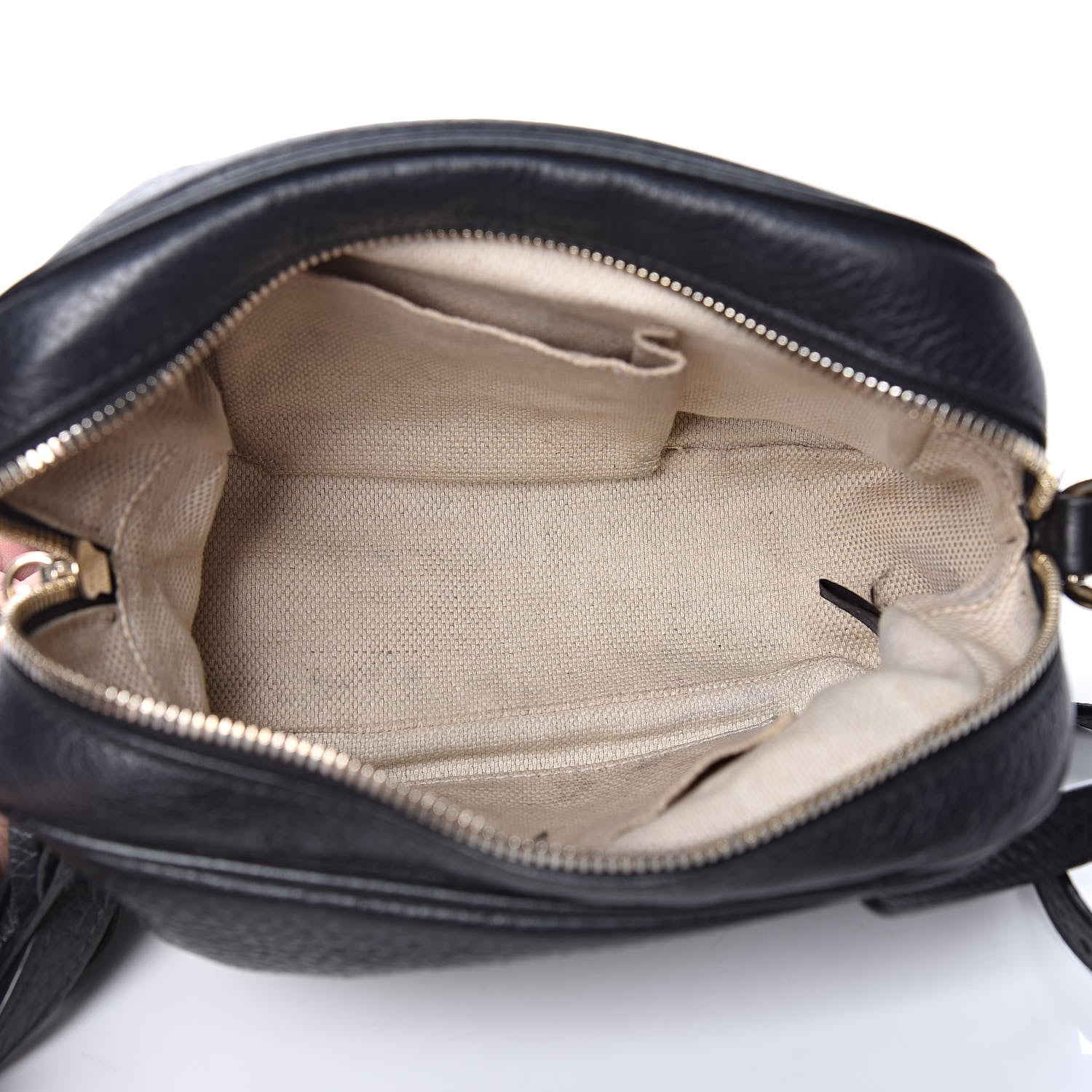 Gucci Pebbled Calfskin Small Soho Disco Bag Black 5 of 13