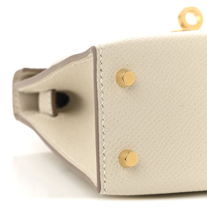 Hermes Epsom Mini Kelly Sellier 20 Craie 15 of 20