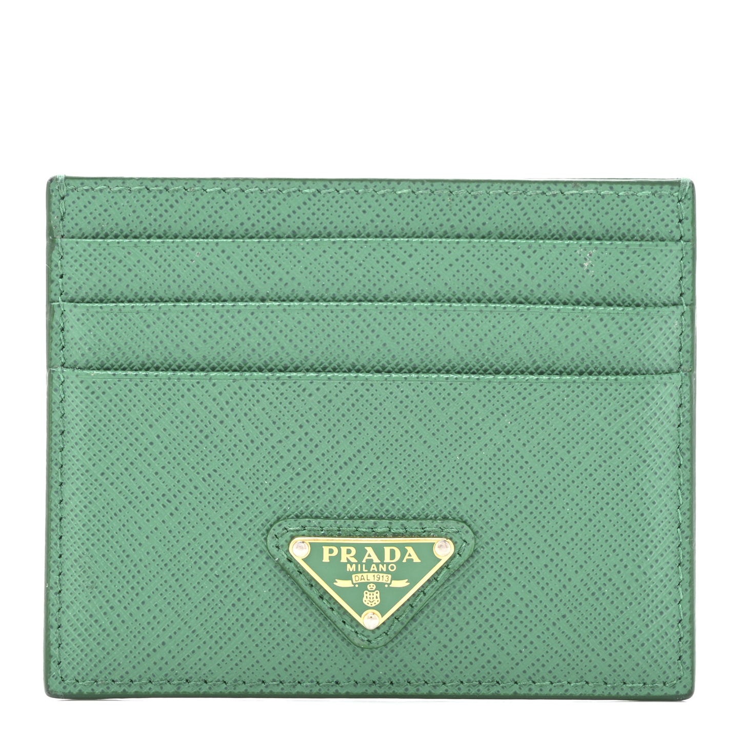 Saffiano Triangle Card Case Mango