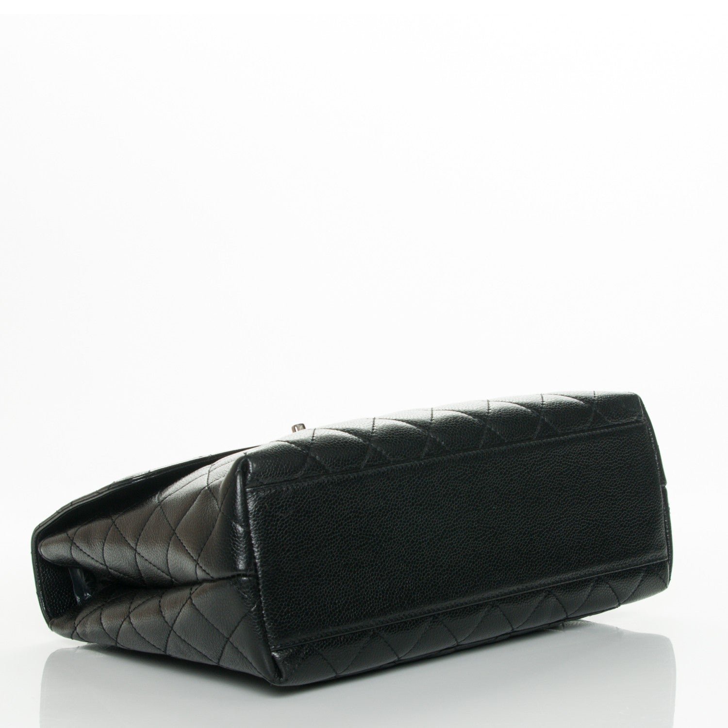 Chanel Caviar Quilted Jumbo Kelly Flap Black 4 of 10