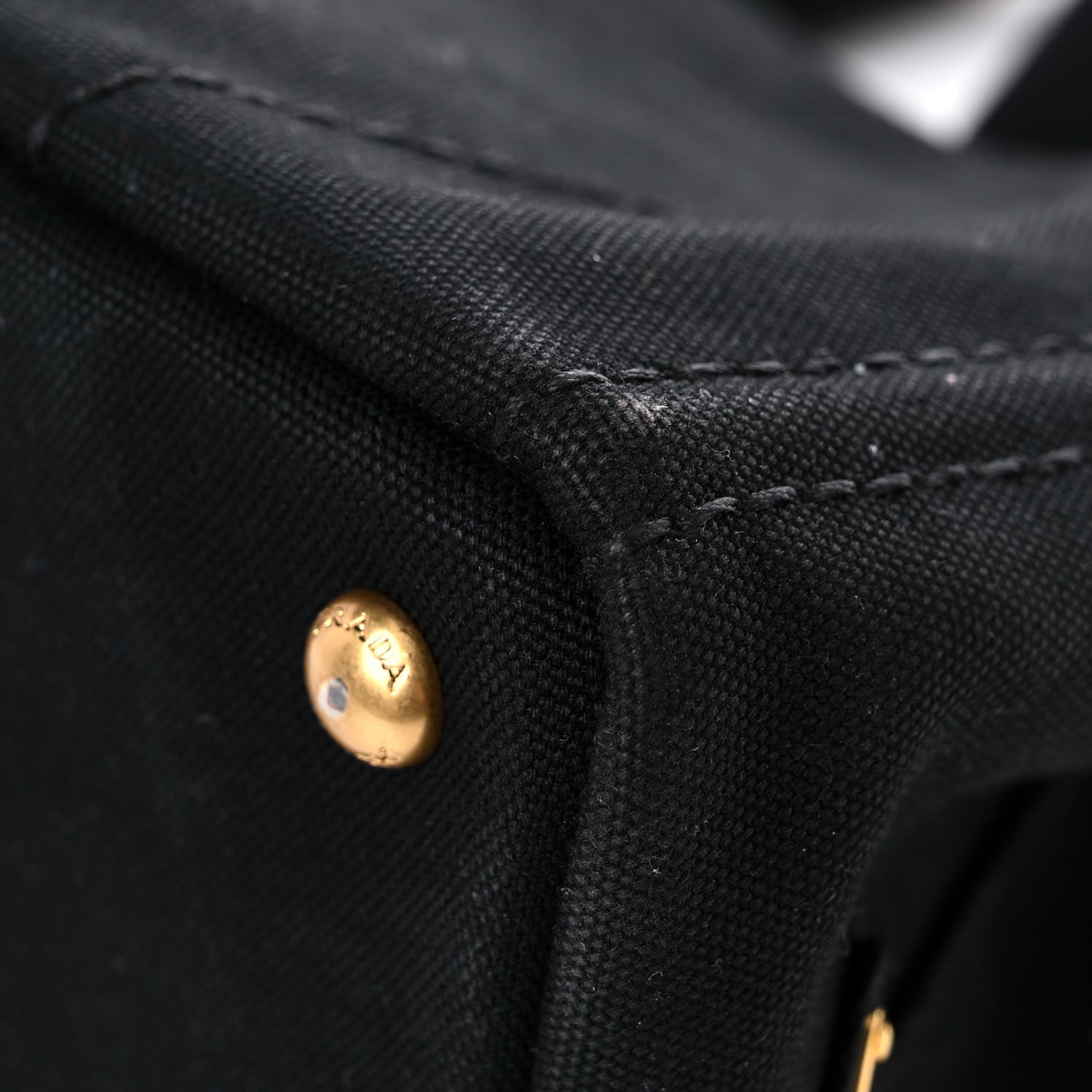 Prada Canapa Small Logo Tote Black 12 of 18