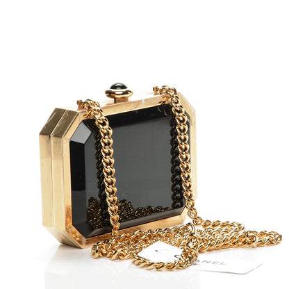 Chanel Plexiglass Premiere Minaudiere Clutch Black 3 of 7