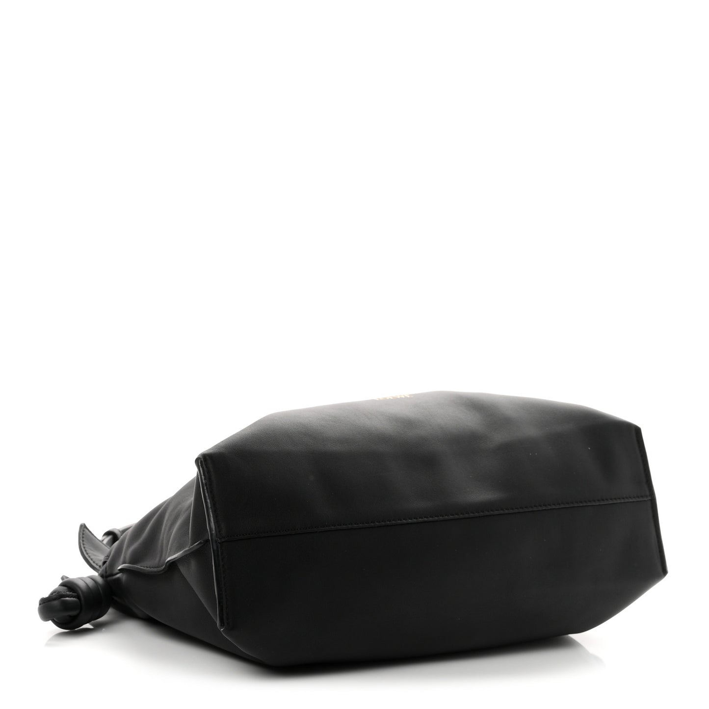 Nappa Calfskin Medium Flamenco Knot Bag Black