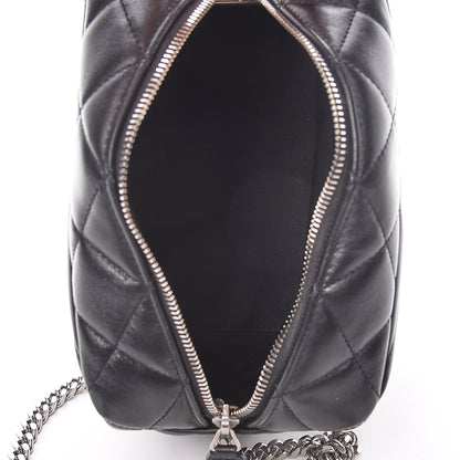 Saint Laurent Calfskin Y Quilted Monogram Small Loulou Bowling Bag Black 7 of 10