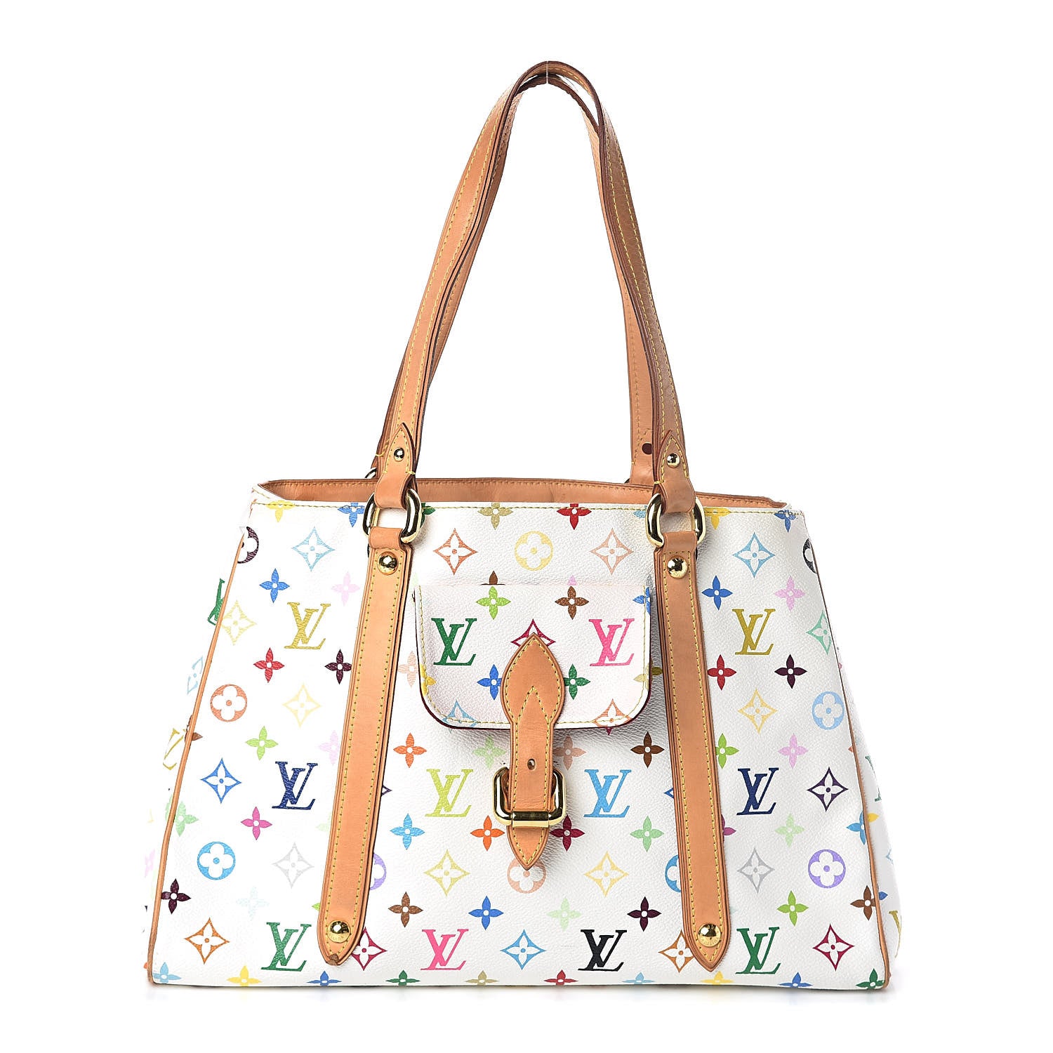 Louis Vuitton Monogram Multicolor Aurelia MM White 1 of 9