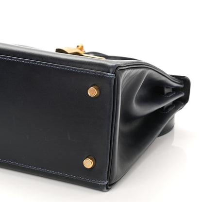 Hermes Box Kelly Retourne 28 Indigo 10 of 20