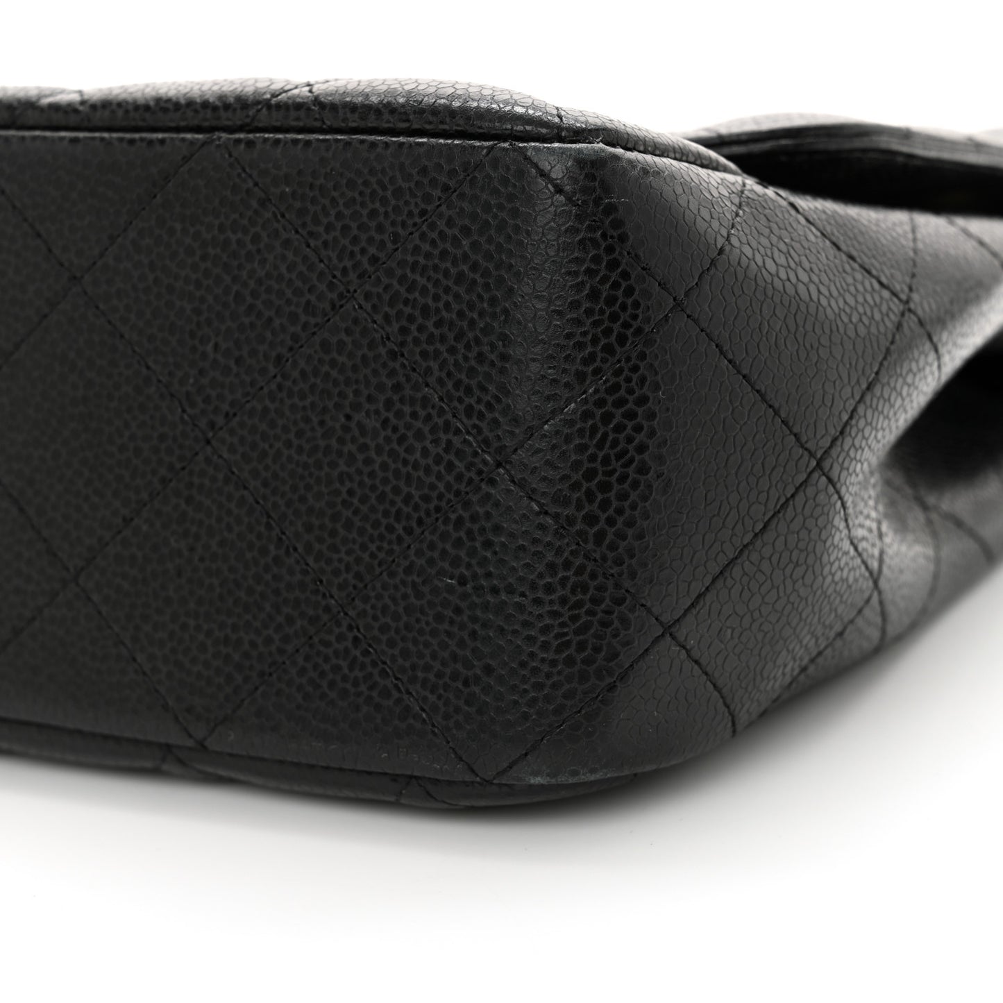 Caviar Quilted Jumbo Single Flap Black