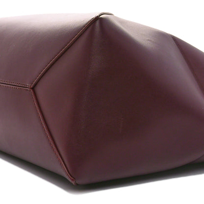 Loewe Shiny Calfskin Medium Puzzle Fold Tote Dark Burgundy 10 of 10
