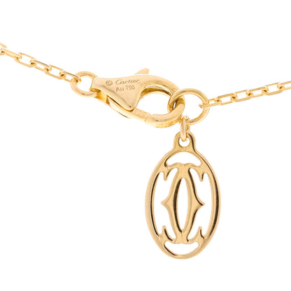 Cartier 18K Yellow Gold Diamond LM D'Amour Pendant Necklace 4 of 5