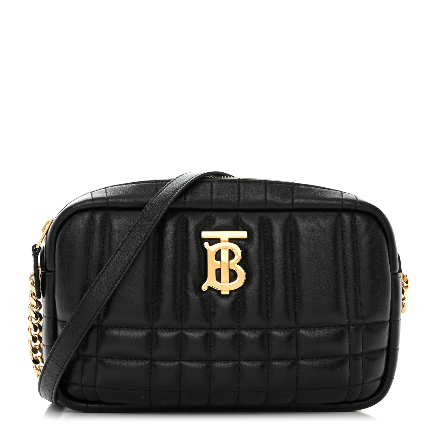 Burberry Calfskin Quilted Small Lola Camera Bag Black 1 of 10