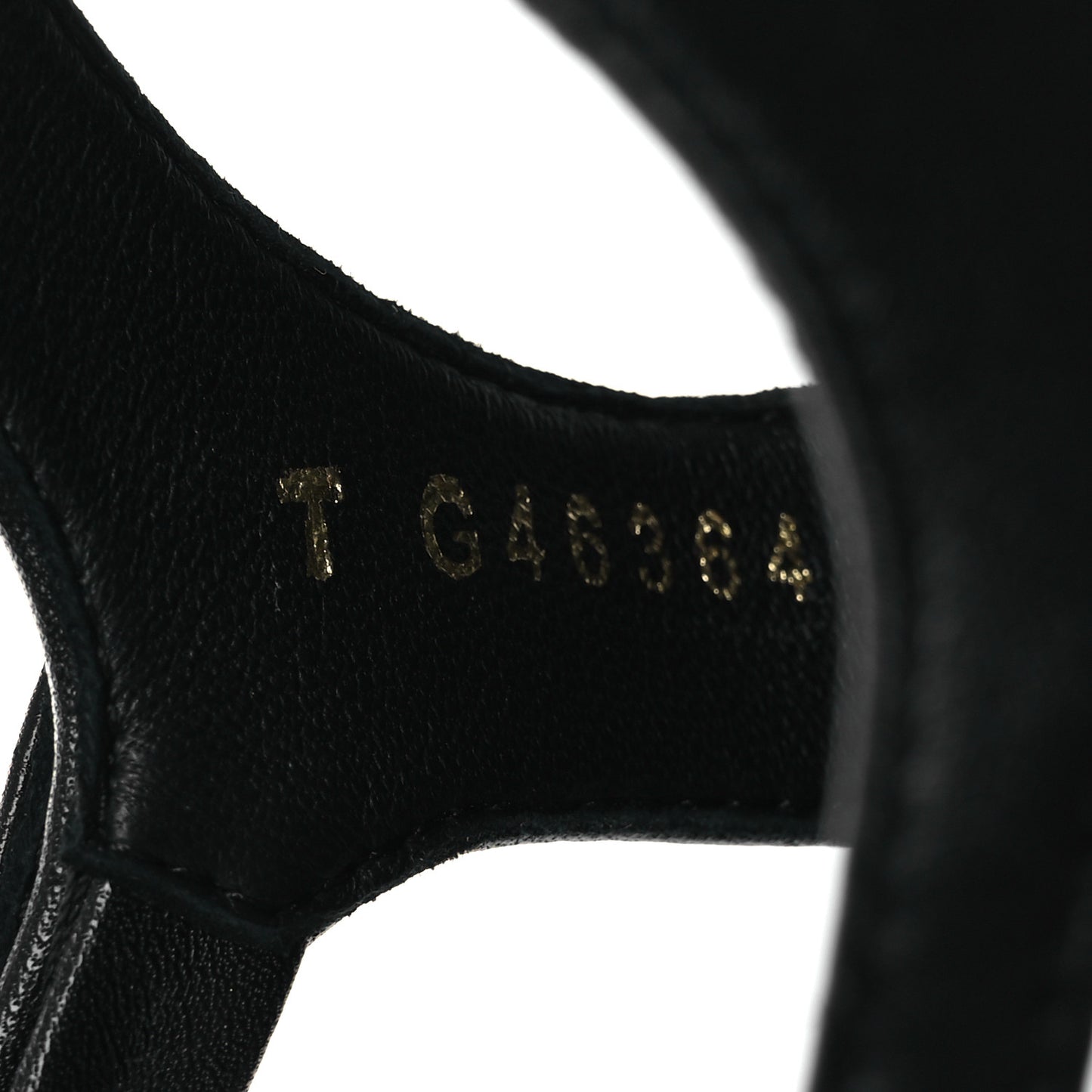 Lambskin CC Platform Sandals 37 Black