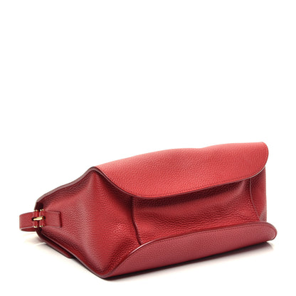 Tom Ford Calfskin Large T Clasp Tara Crossbody Bag Red 4 of 9
