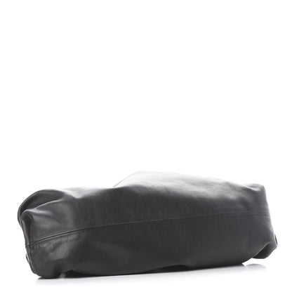 Bottega Veneta Smooth Butter Calf The Pouch Oversized Clutch Black 3 of 9