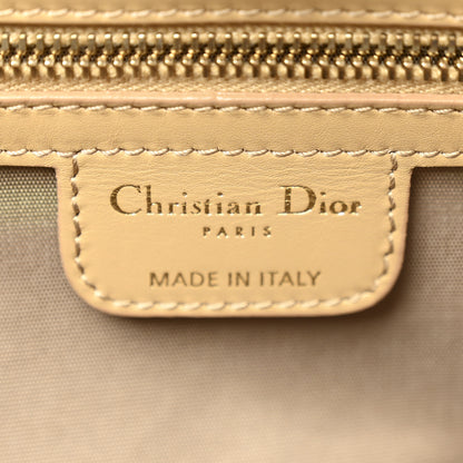 Christian Dior Coated Canvas Cannage Small Panarea Tote Beige 6 of 14