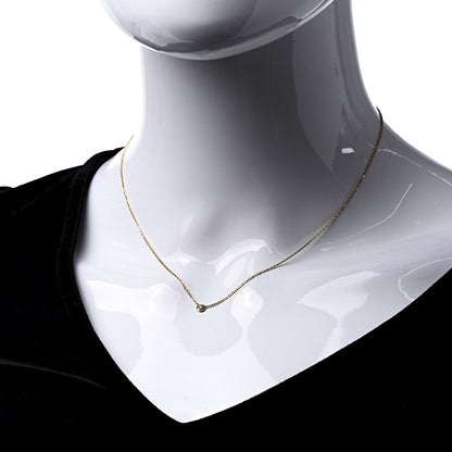 Cartier 18K Yellow Gold Diamond XS D'Amour Pendant Necklace 2 of 6