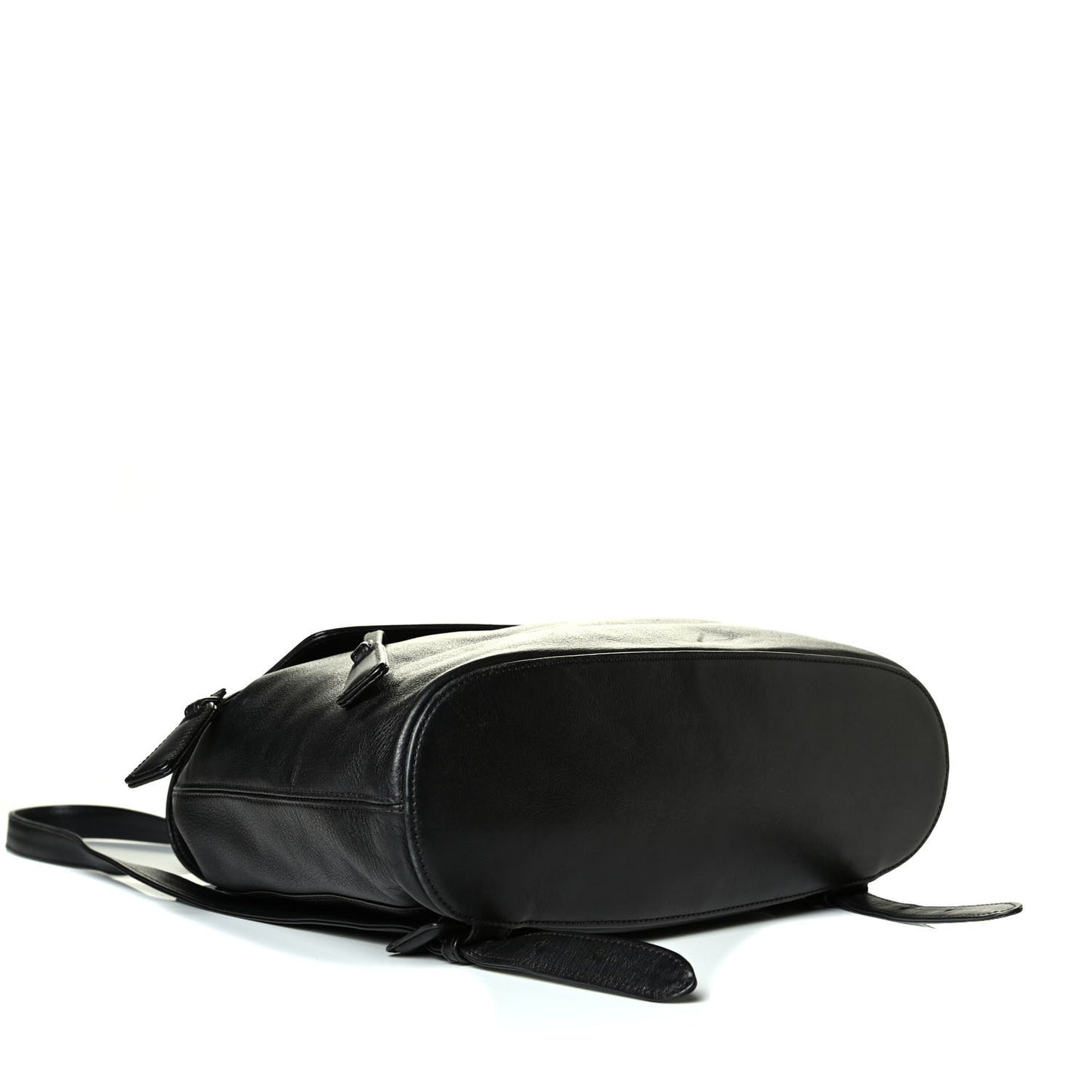 Lambskin CC Drawstring Backpack Black