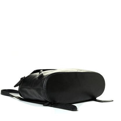 Chanel Lambskin CC Drawstring Backpack Black 3 of 9