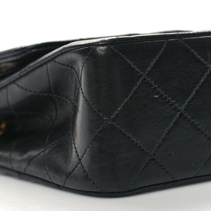 Chanel Lambskin Quilted Small Double Flap Black 9 of 11
