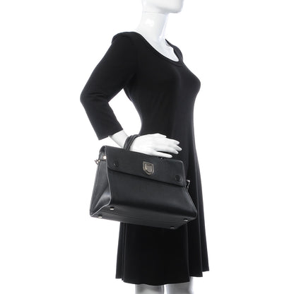 Christian Dior Bullcalf Medium Diorever Flap Black 2 of 9