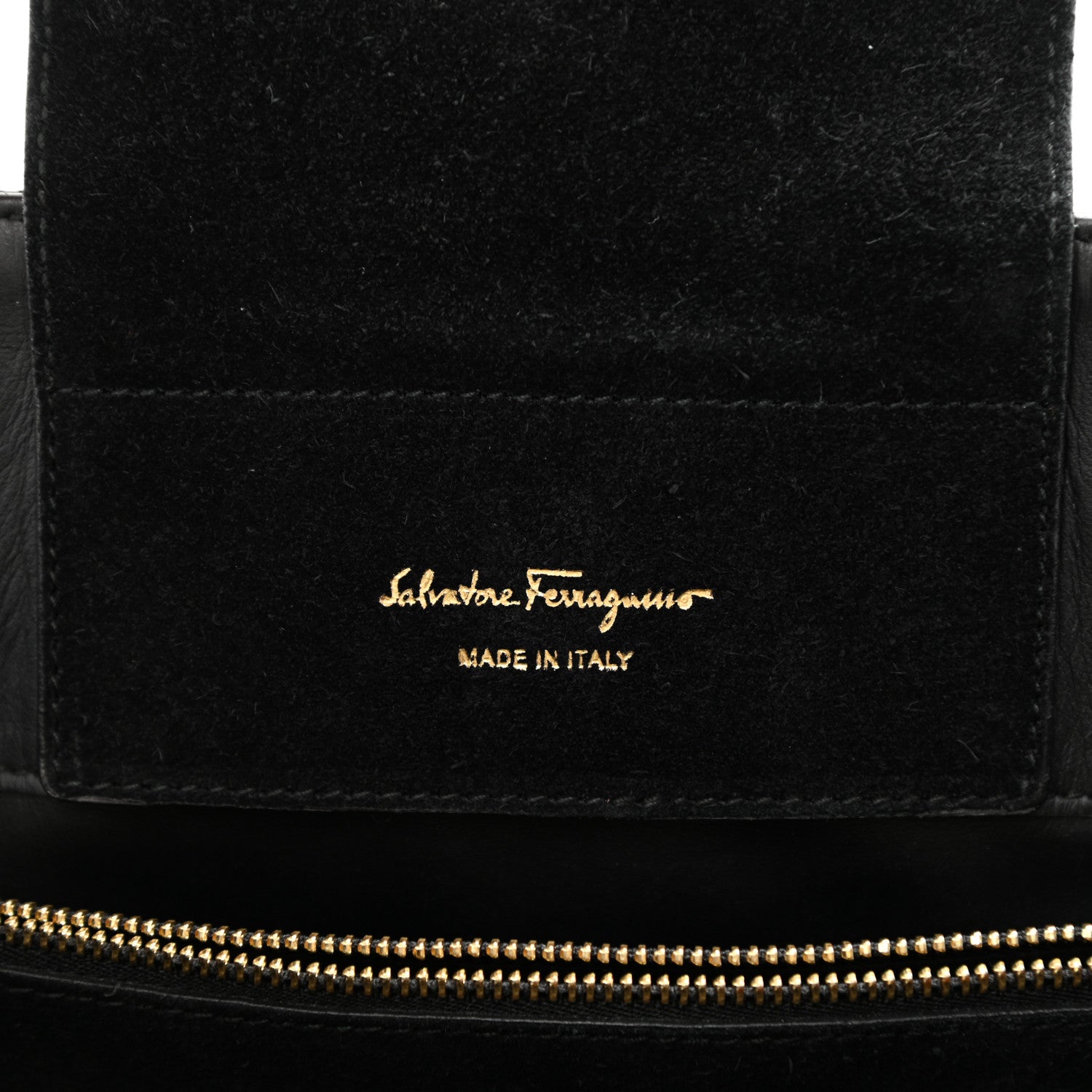 Salvatore Ferragamo Calfskin Quilted Tote Bag Black 6 of 10