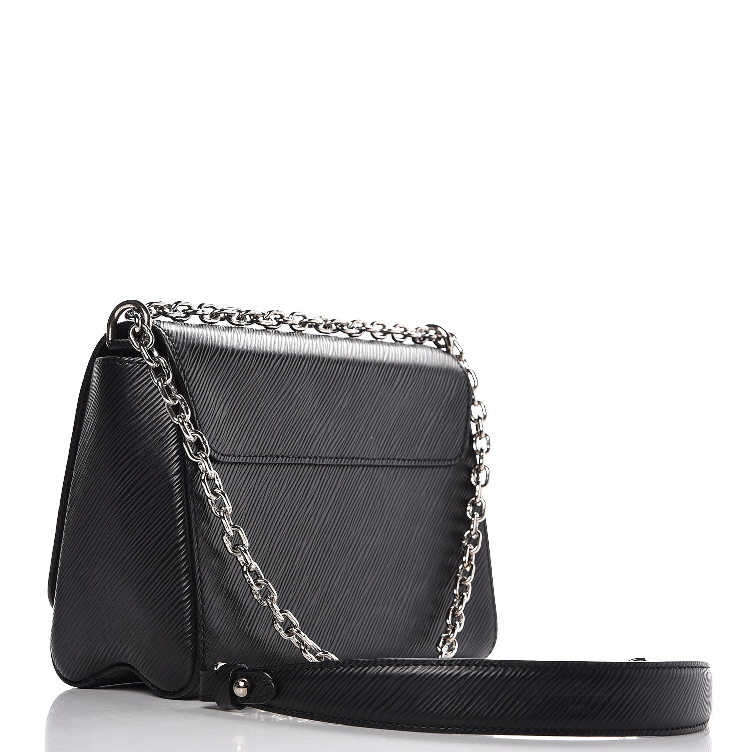 Louis Vuitton Epi Twist Shoulder Bag MM Black 3 of 8