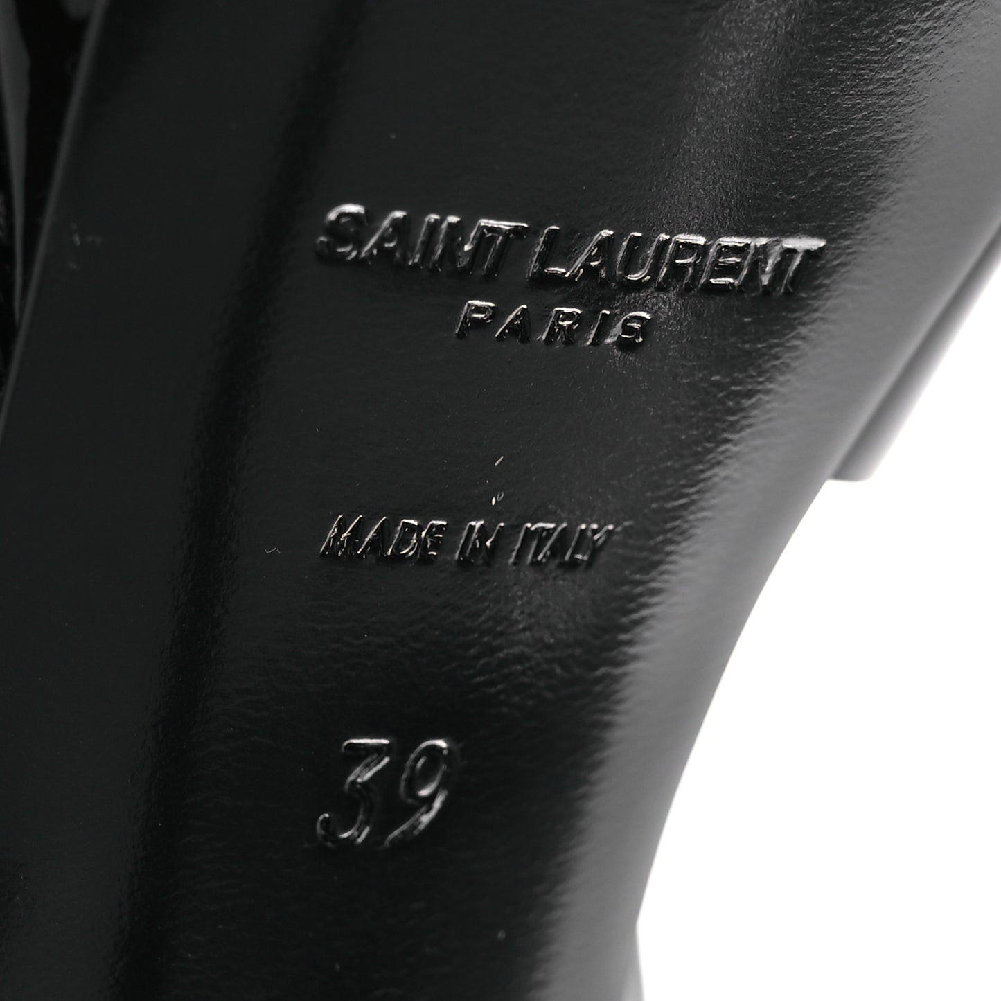 Patent Tribute 75 Platform Sandals 39 Black