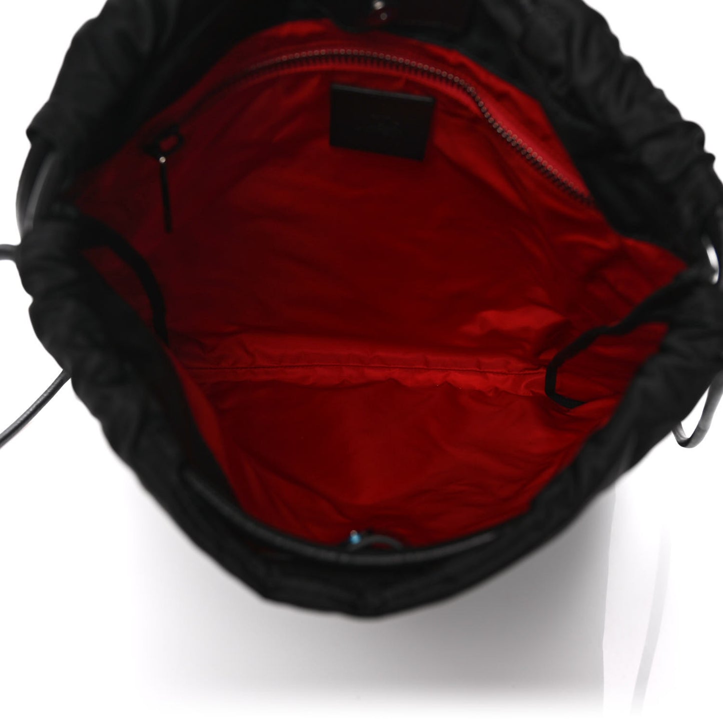 Canvas Drawstring Backpack Black