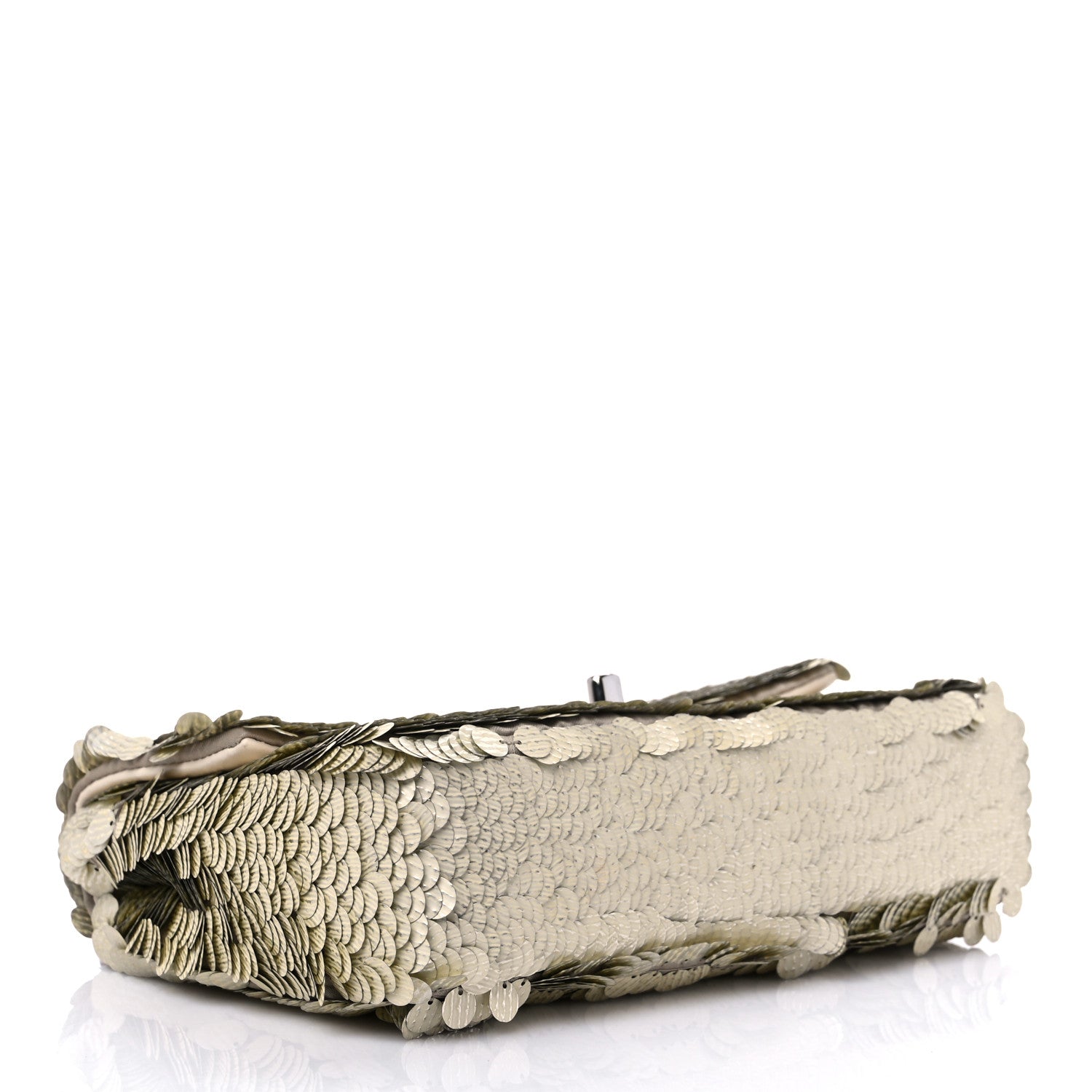 Chanel Sequin Paillette Small Flap Beige 4 of 15