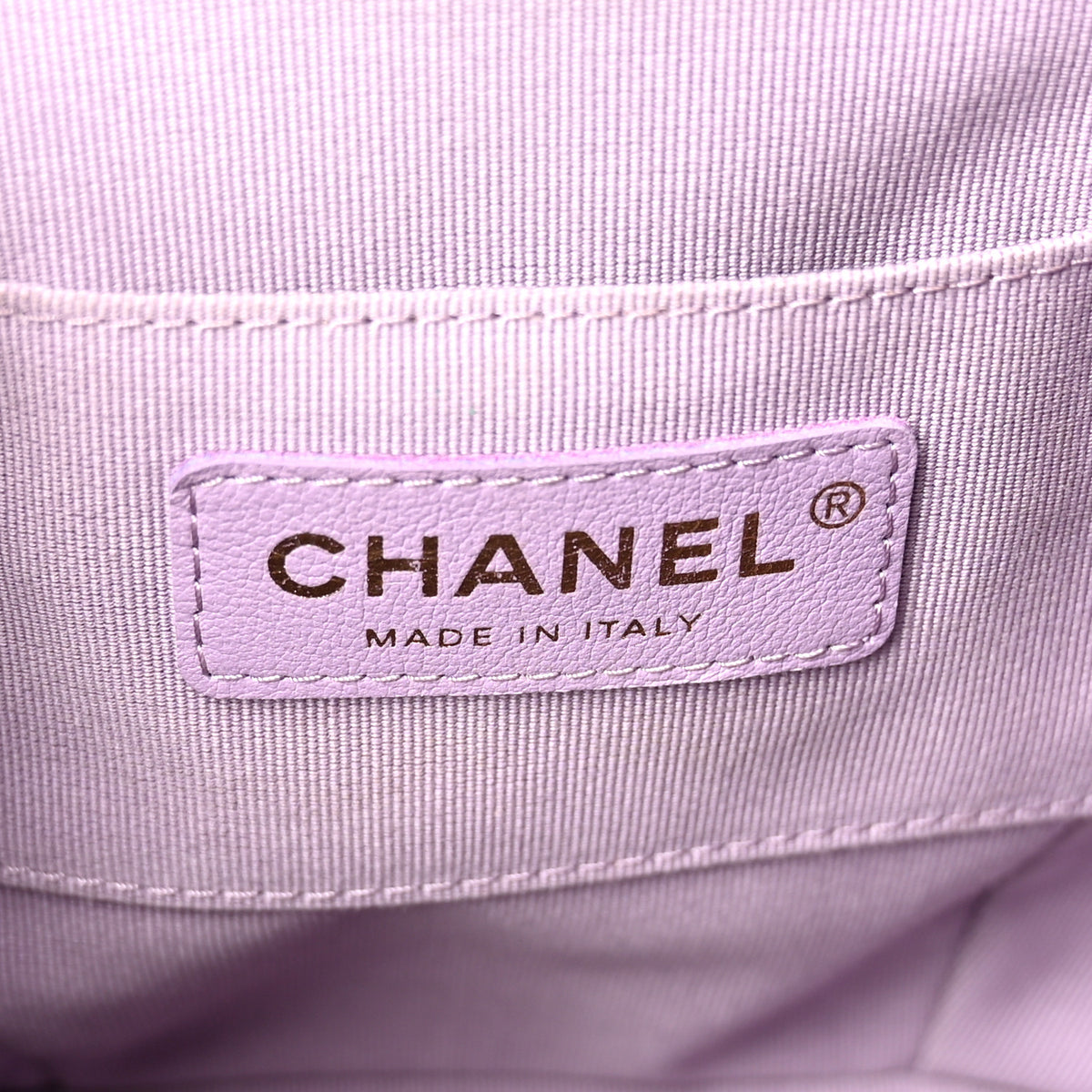 Chanel Lambskin Quilted Small Duma Drawstring Backpack Light Purple 6 of 10