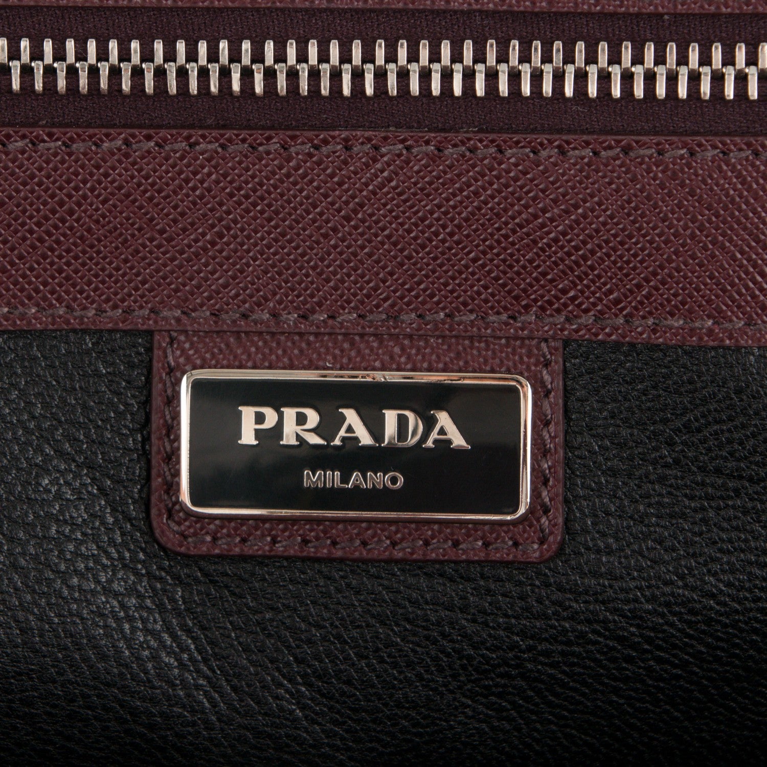 Prada Saffiano Travel Briefcase Granato 6 of 6
