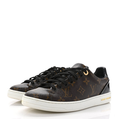 Louis Vuitton Patent Monogram Frontrow Sneakers 38 3 of 9