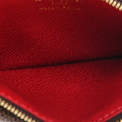 Louis Vuitton Damier Ebene Recto Verso Card Holder Red 5 of 7