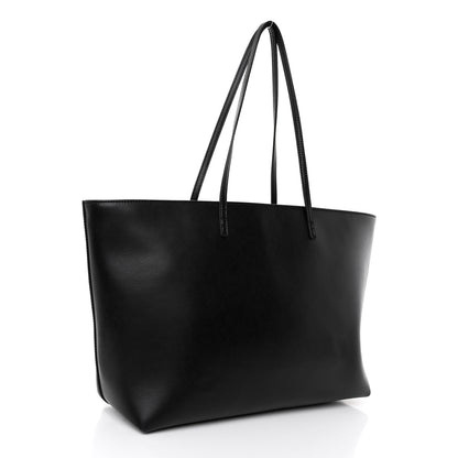 Fendi Vitello Liberty Lucido Metal Monster Eyes Medium Roll Tote Black 3 of 10