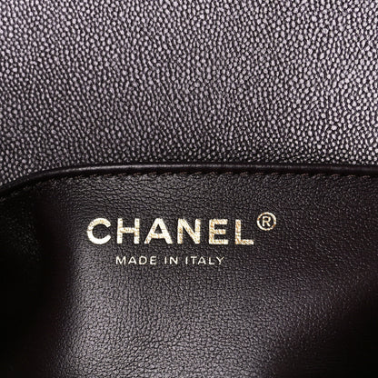 Chanel Metallic Caviar Quilted Small Boy Flap Dark Brown 6 of 10