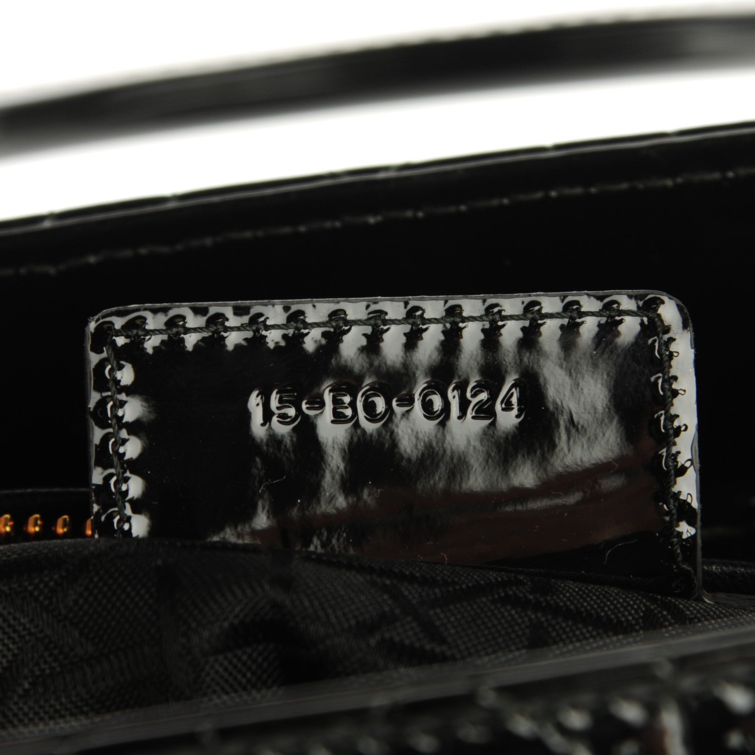 Christian Dior Patent Cannage Medium Lady Dior Black 8 of 8