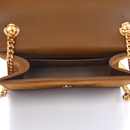 Saint Laurent Suede Small Classic Monogram Kate Tassel Satchel Light Ochre 5 of 9