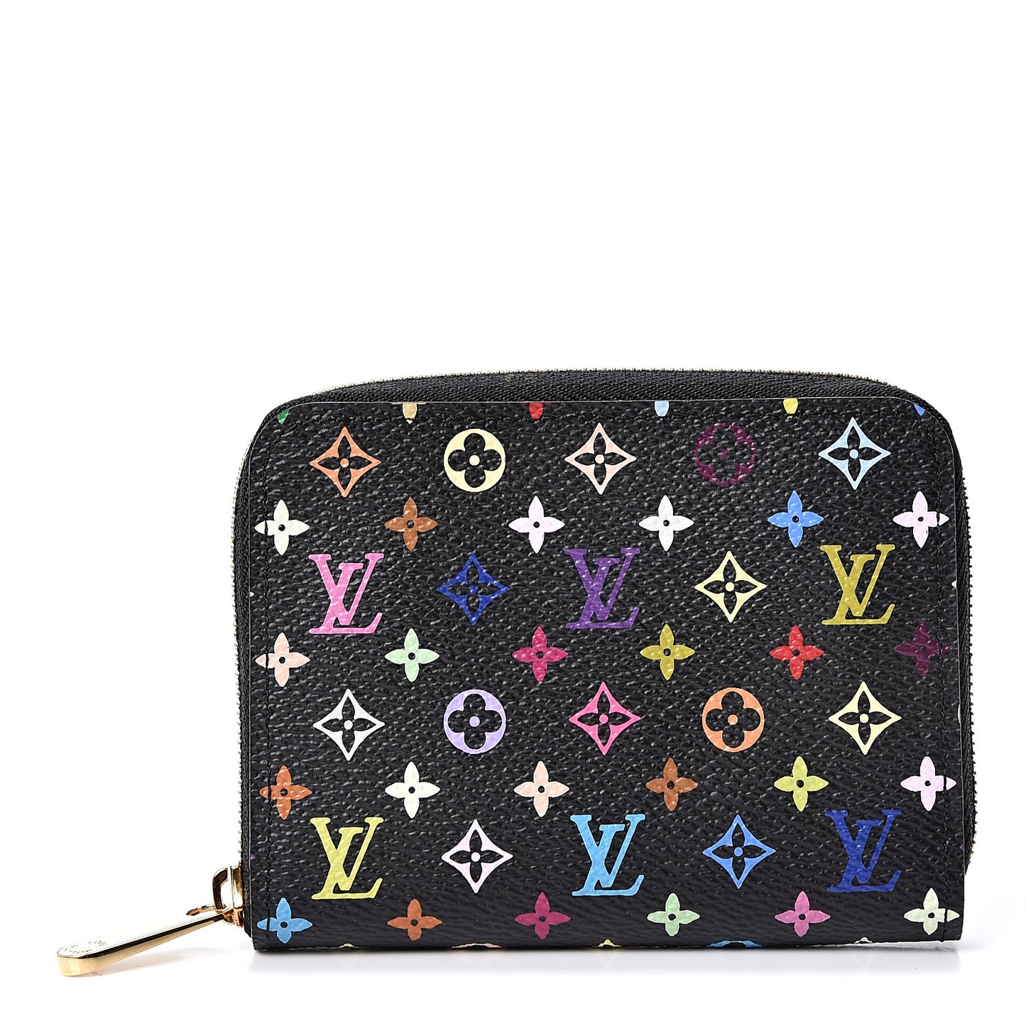 Monogram Multicolor Zippy Coin Purse Black Grenade