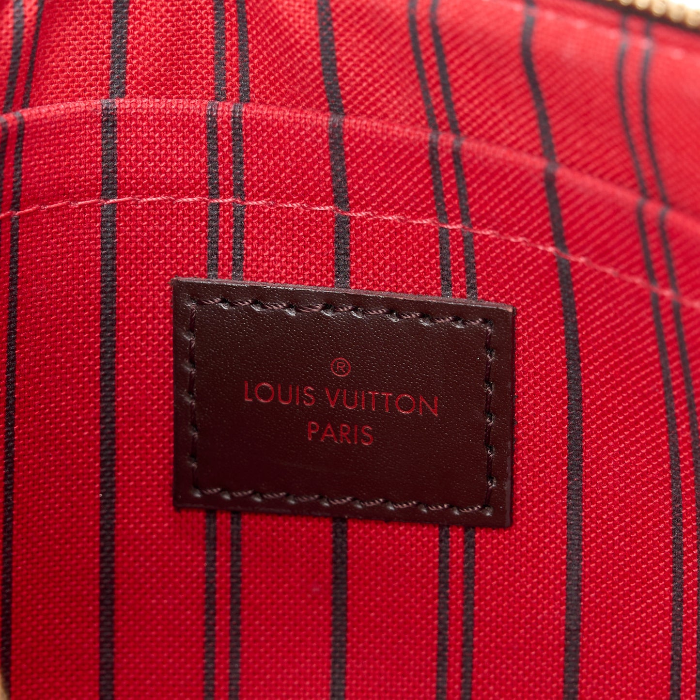 LOUIS VUITTON Damier Ebene Neverfull MM GM Pochette