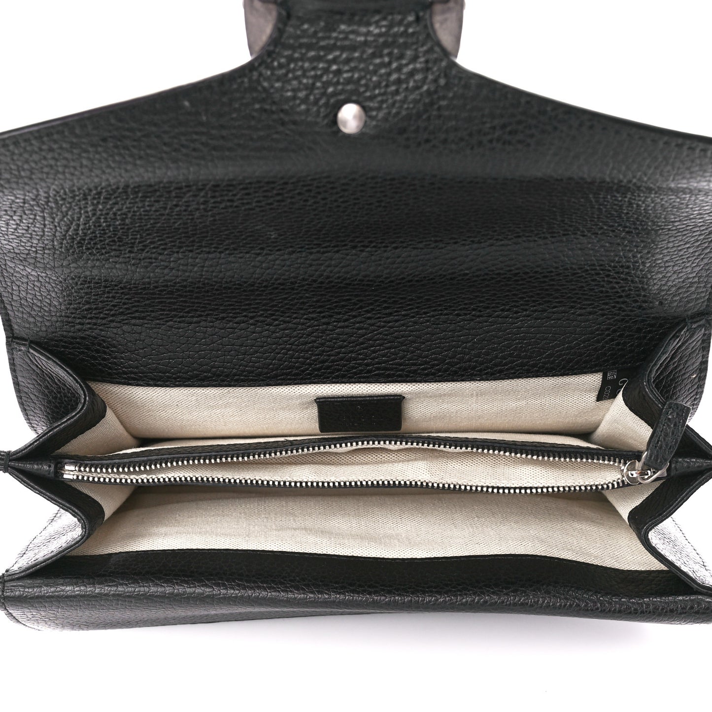 Pebbled Calfskin Small Dionysus Shoulder Bag Black