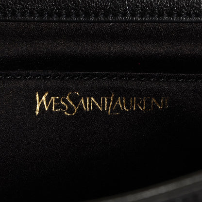Saint Laurent Calfskin Monogram Large Belle De Jour Clutch Black 6 of 7