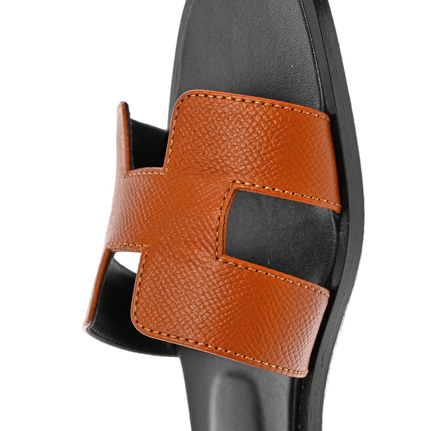 Hermes Epsom Oran Sandals 37.5 Naturel 13 of 14