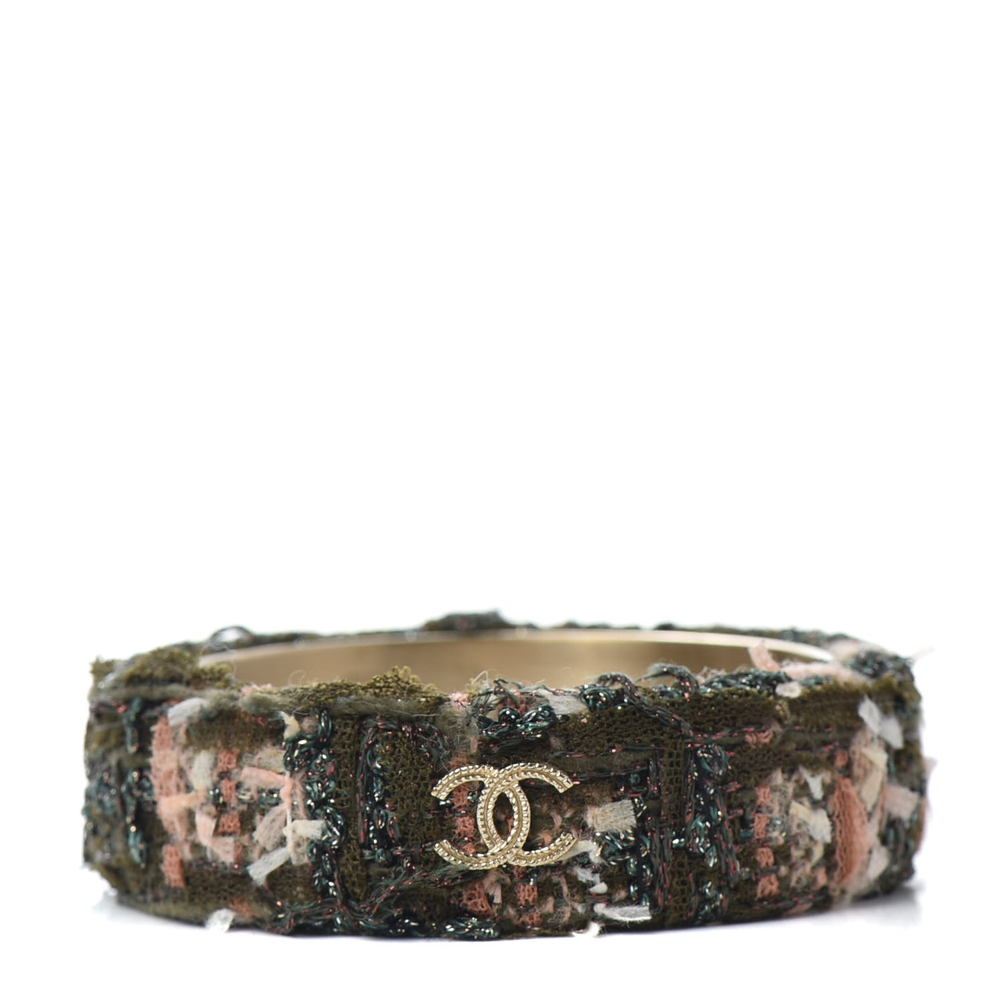 Tweed CC Wide Bangle M Multicolor
