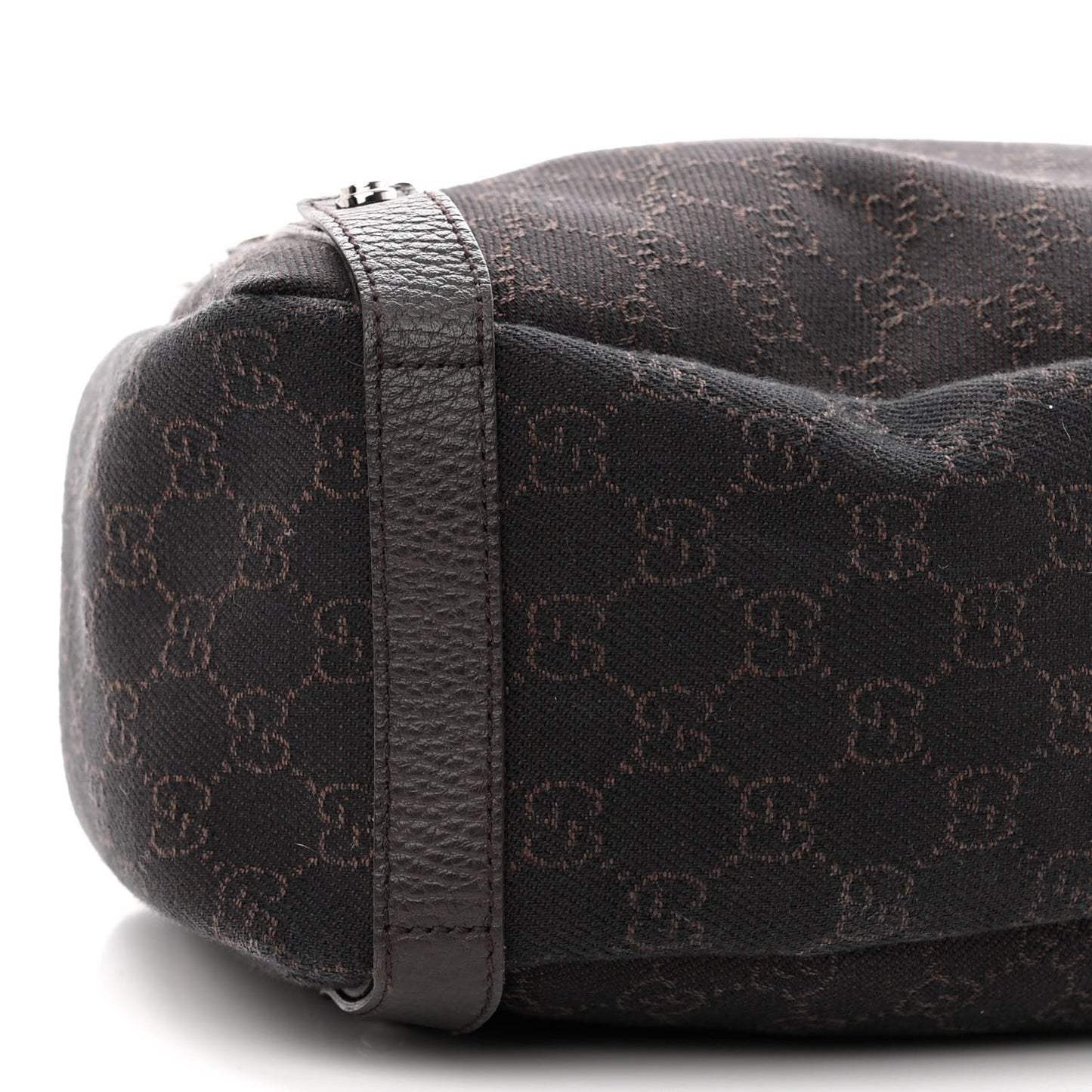 Monogram Medium Abbey Shoulder Bag Chocolate