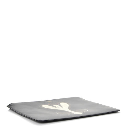 Givenchy Calfskin Cobra Print Zip Pouch Black 4 of 8
