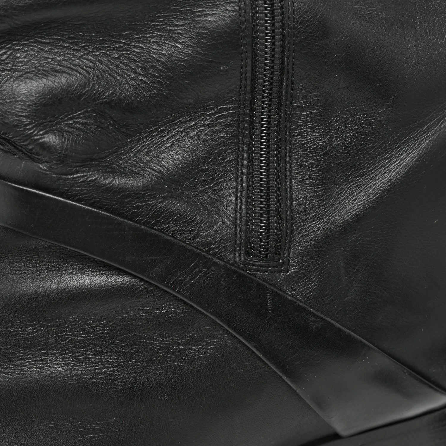 Gucci Calfskin Double G Knee High Boots 39 Black 12 of 15