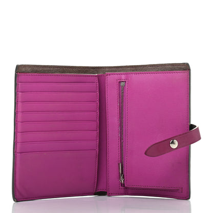 Celine Grained Calfskin Medium Multifunction Strap Wallet Grey 5 of 8